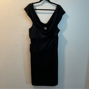 Women’s new Lane Bryant black off shoulder knee length dress size 26/28